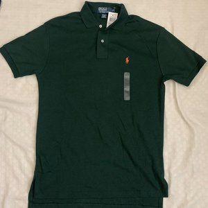NWT Polo Ralph Lauren Men's Size S High Quality Soft Polo Shirt Green